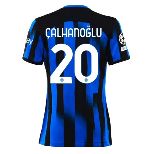 Inter Milan Hakan Calhanoglu #20 Domaci Dres za Ženska 2023-24 Kratak Rukav